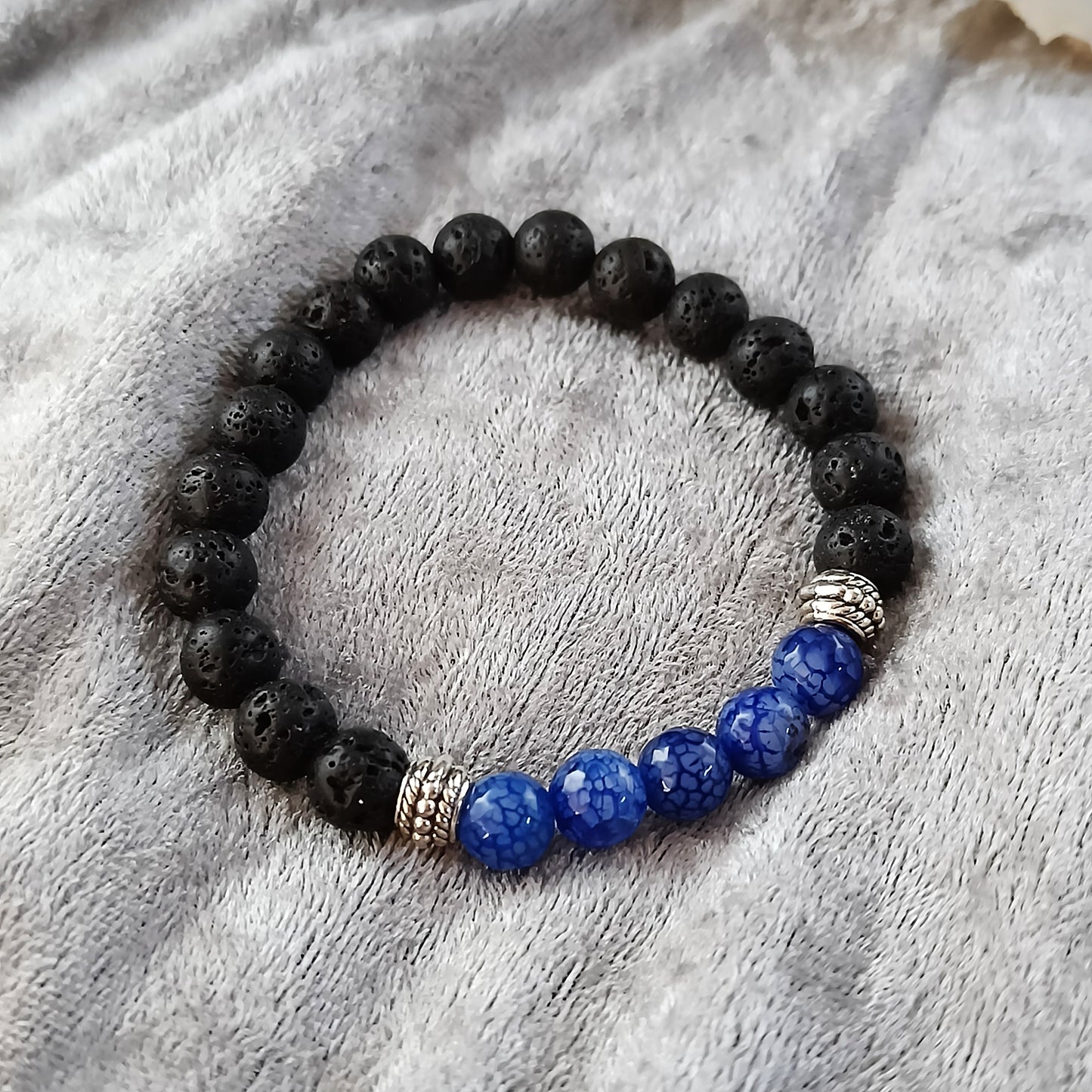 Blátt Fáfnir Armband