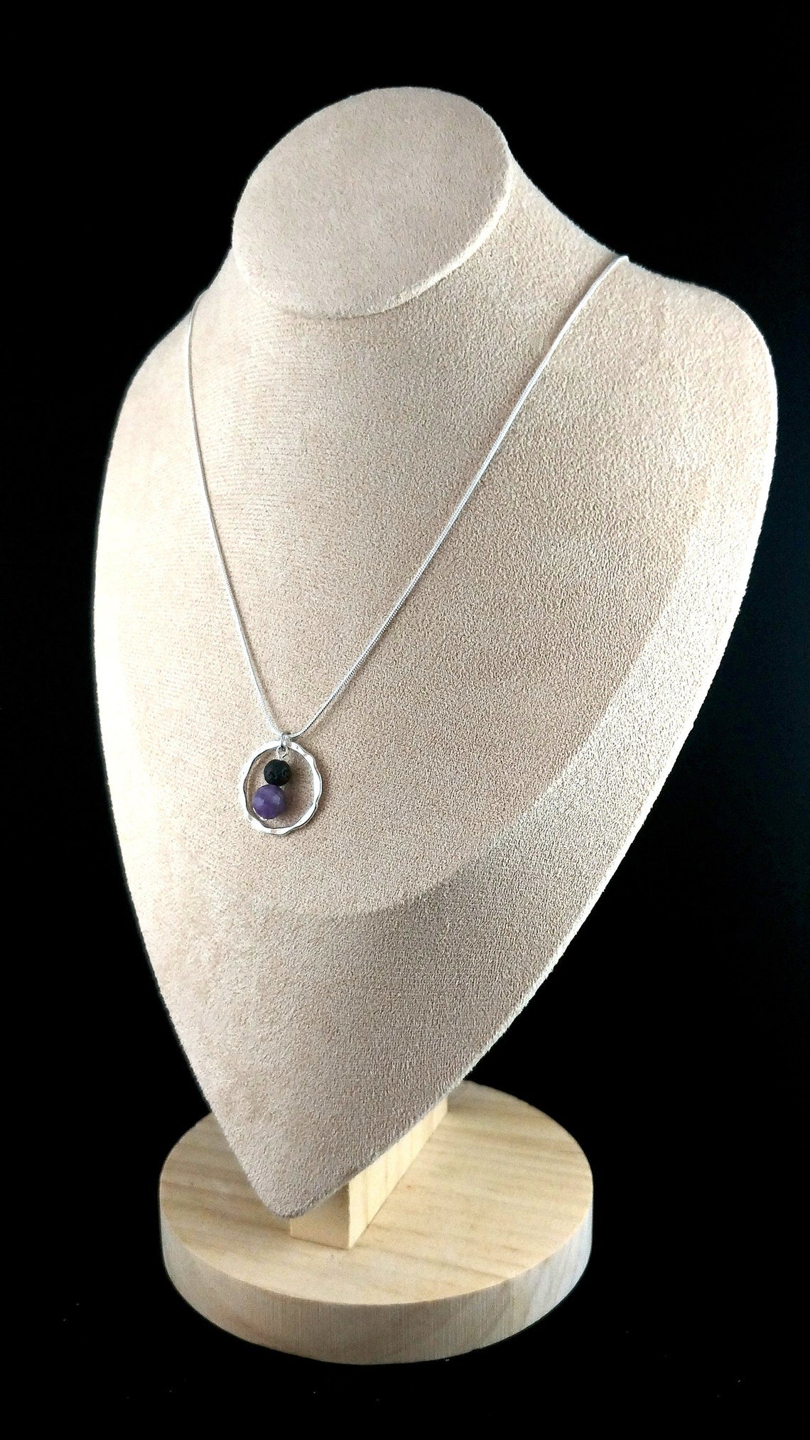 Amethyst Silfur Hálsmen